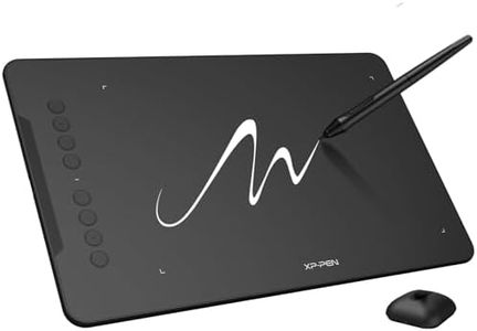 XP-PEN Deco 01 V2 Graphics Tablet 10x6.25 Inch Drawing Pen Tablet 8192 Levels Pressure Battery-Free Pen with Tilt Function Android Supported and 8 Shortcut Keys (8192 Levels Pressure)