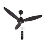 ACTIVA Gracia 1200 MM (28 Watts) BLDC Motor Fan With LED Light |Remote| 3 Blade Energy Saving Ceiling Fan With 3 Year Warranty (Coffee Brown)