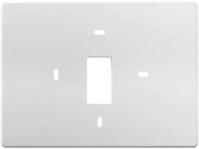 Thermostats Wall Plate T119 Fits For PRO1 IAQ Thermostats, Universal Thermostat Wall Plate White 1 Pack