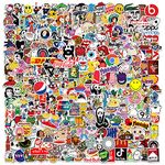 Stickers Packs 301 Pcs, 90s Fashion Cartoon Stickers for Adults Teens Cool Stickers for Laptop Vinyl Stickers Pack Decals for Waterbottle Moto Bicycle Skateboard Luggage Decal Graffiti Phone