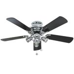Fantasia Mayfair Ceiling Fan 42in Chrome With Light Kit
