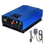 Y&H 1000W Grid Tie Inverter Power Limiter LCD Display DC26-45V Solar Input AC230V Pure Sine Wave Output for 24V 36V Solar Panel/24V Battery