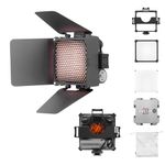 ZHIYUN FIVERAY M20 COMBO LED Photography Lighting 20W Adjustable 2700K-6500K with Magnetic Barn Door Diffuser CRI 95+ TLCI 97+