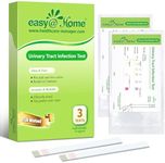 Easy@Home Urinary Tract Infection Tests: UTI Testing Strips with Reliable Results, Fast Urine Test Urinalysis for Bladder Infections UTIs, Individual Packet (UTI-3 Pack)