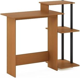 Furinno Scrivanie per Computer, Light Cherry/Black