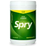 Spry Fresh Natural Xylitol Chewing Gum Dental Defense System Aspartame-Free Sugar Free Gum (Spearmint, 550 Count - Pack of 1)