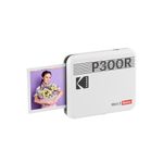 KODAK Mini 3 Retro 4PASS Portable Photo Printer (3x3") + 8 Sheets, White