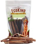 EcoKind Pet Treats All-Natural Premium 6 Inch Bully Sticks for Dogs | 16 Oz. Bag | Delicious Protein Rich Dog Chews