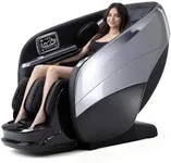 Reexinfty 4D Massage Chair Zero Gravity Full Body SL Rail Massage Chair with 20 Auto Programs Built-in Aroma System (Black)