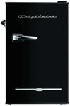 FRIGIDAIRE EFR376-BLACK 3.1 Cu Ft Black Retro Bar Fridge with Side Bottle Opener