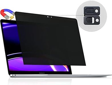 Peslv Magnetic Privacy Screen Compatible with MacBook Pro 15 Inch (2012-2015), Removable Anti Blue Light Glare Peep Filter Black Out Screen Protector for Mac 15.4 In Laptop Model (A1278 A1286 A1398)