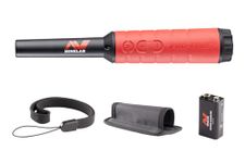 Minelab PRO-FIND 40 Waterproof Pinpointer Metal Detector for Experts with Tone ID & Adjustable Sensitivity (Built-in Flashlight, Holster & Lanyard Included)