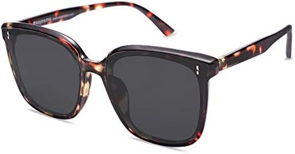 SOJOS Sunglasses for Women Men Vintage Style Shades SJ2157 with Tortoise Frame/Grey Lens