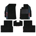 Elegant Non-Woven Sports Black Custom Fit Car Mat Compatible With Tata Nexon