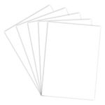 Lakeer A4 White Color Paper/Sheet 180-210 Gsm Pack Of 25 Sheets-White - Best for Art & Craft work, Project Work