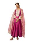 Amazon Brand - Myx Women's Rayon Salwar Suit (AW24-MYX-SKD-VN-03_Rani Pink_2XL)