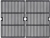 Sente Grill Grid Grate Replacement for Charmglow, BBQ Grillware, Jenn-Air, Grill Zone, Weber, Kenmore, Nexgrill and Others, 2-Pack Porcelain Coated Cast Iron Cooking Grid (12 3/8" x 19 1/4" for Each)