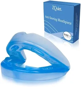 ZQuiet, Anti-Snoring Mouthpiece, Comfort Size #1, Single Refill, Blue, Made in USA, BPA-Free, Medical-Grade Material