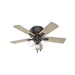 Hunter 52153 Transitional 42``Ceiling Fan from Crestfield Collection in Bronze/Dark Finish,