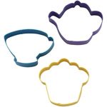 Wilton Tea Party Cookie Cutter Set, Set of 3