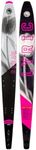 Radar Water Ski 65" - Women's Graphite Lyric - Carbon / Black / Rhodamine