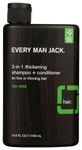 Every Man Jack 2-in-1 Thickening Shampoo Tea Tree -- 13.5 fl oz