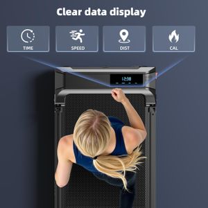 Folding Walking Pad Treadmill – Compact Under Desk Fitness Machine