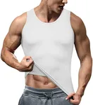 TAILONG White Compression Shirt Men Shapewear Slimming Body Shaper Waist Trainer Vest Workout Tank Tops Abdomen Undershirts