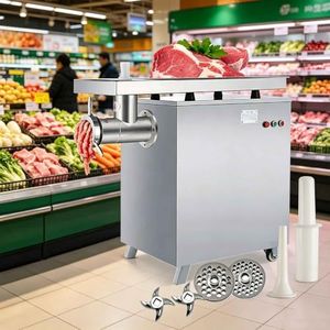 Commercial Stainless Steel Electric Meat Grinder, 3000W Industrial Mincer