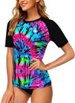 Women Short Sleeve Rash Guard SPF 5