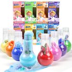 Bath Bombs for Kids,8 Pack Nontoxic Bubble Bath Science Kits, Foams & Bubbles with an Eruption of Color, Bath Toy for 3 4 5 6 7 8 Year+ Girls Boys Gift Ideas