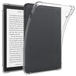 Caweet Case for Kobo Libra 2 eReader 2021 Release, Ultra Soft Flexible Transparent TPU Skin Bumper Back Cover Shell, Clear