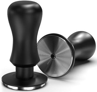 KYONANO 51mm Espresso Coffee Tamper, Spring-Loaded Calibrated Tamper with Premium Stainless Steel, Anodized Aluminum Handle Tamper Compatiable with Over 51mm Espresso Machine Bottomless Portafilter