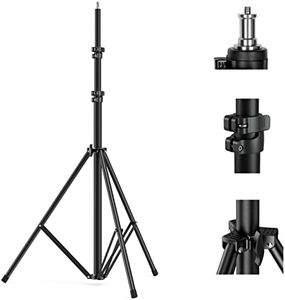 SMALLRIG Photography Light Stand 110"/9.2ft/280cm, Air-Cushioned Aluminum Photo Video Tripod Stand with 1/4" Screw for Softbox, Studio Light, Reflector and Ring Light, Max Load 8kg, RA-S280-3736