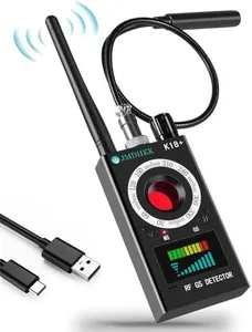 JMDHKK Hidden Camera detectors,Bug detectors,Portable Signal Detector, Camera Finder for Listening Device Hidden Camera in Office or Hotel or Business Meeting or car（Black）