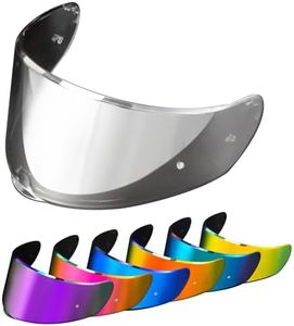 PSLER Sedici Strada 2 Visor - Sedici Strada 2 and Strada 3 Face Shield Motorcycle Helmet visor Accessories Replacement for LS2 FT2 VECTOR Sedici Strada 2 Strada 3 FF801 FF397,Transparent Siver