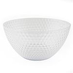 Cambridge Fete Plastic Serving Bowl – Large Reusable Mixing Salad Bowl, Indoor/Outdoor for Picnics BBQs, 4.2L Punch Bowl, BPA-Free, Decorative Diamond Design, Caravans/Camping, CM07657EU7