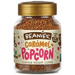 Beanies Caramel Popcorn Flavour Instant Coffee 50g, 6 Pack