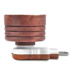 AL- FALAH Sheesham Wooden Kapoor Dani, Premium Camphor Diffuser for Home Bakhoor Burner Kapoor Diffuser, Electric Kapoor Dani for Puja, Aroma Diffuser,Night Lamp Machine (Brown Sheesham Woode)