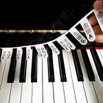 Removable Piano Keyboard Note Label