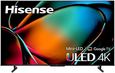 Hisense 65U88KM- 65" Mini-LED Pro 4K ULED 144 Hz Google TV with Quantum Dot Technology, Dolby Vision Atmos, IMAX Enhanced, Gaming Smart TV with HDR10, HDR10+, HLG (Canada Model) 2023