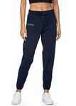 Haowind Joggers for Women with Pockets Elastic Waist Workout Sport Gym Pants Comfy Lounge Yoga Running Pants(Navy Blue M)