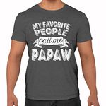 Feisty and Fabulous My Favorite People Call Me Papaw, Gray Large