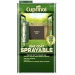 Cuprinol One Coat Sprayable Fence Treatment Forest Green 5 Litre