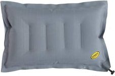 Duckback Rubberized Cotton Travel Pillow (Grey) Pack of 2