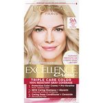 L Oréal Paris Excellence 9A Light Ash Blonde Hair Color, 100G