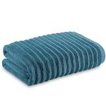 Towelogy Bamboo Extra Large Bath Towels (90x140cm, 1 Pack) - Highly Absorbent & Fast Drying Bath Sheets OEKO-TEX CERTIFIED (Blue, 1)