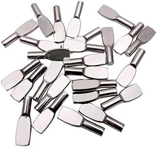 25 Packs Shelf Pins, 7 mm Shelf Support Pegs Spoon Shape Cabinet Furniture