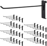 IGNPION 35Pcs Grid Panel Hooks, 20cm Retail Wall Grid Display Hooks for Display Stand Rack, Wire Grid Accessories Hangers for Shop, Garages, Workshops