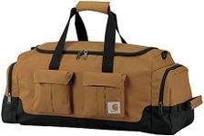 Carhartt 40l Utility Duffel, Heavy-Duty Gear Bag for Jobsite, Gym, & Travel, Carhartt Brown, 40L